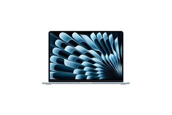Apple MacBook Air 15" 2 To SSD 24 Go RAM Puce M4 CPU 10 cours GPU 10 cours Bleu Ciel