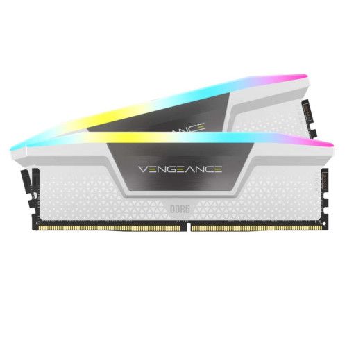 Corsair Vengeance RGB White - 2 x 16 Go (32 Go) - DDR5 5600 MHz - CL40