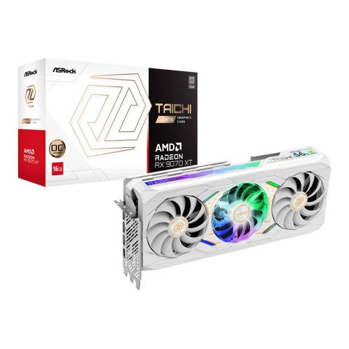 ASRock AMD Radeon RX 9070 XT Taichi White 16GB OC