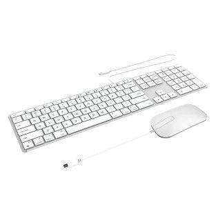 Zagg Keyboard & Mouse Combo Argent
