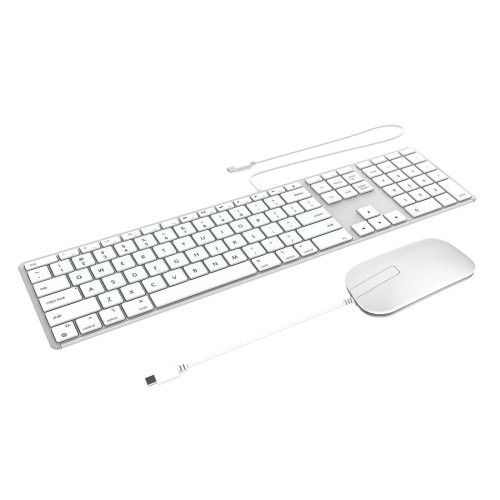 Zagg Keyboard & Mouse Combo Argent