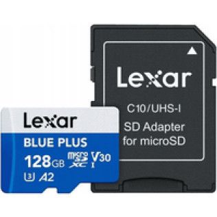 Lexar Micro SDXC 128Go Class 10 +Adapt LMSBLPL128G-BNANG