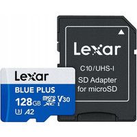 Lexar Micro SDXC 128Go Class 10 +Adapt LMSBLPL128G-BNANG