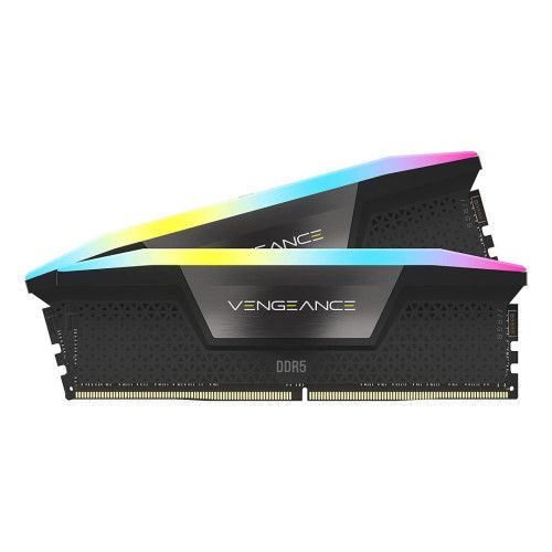 Corsair Vengeance RGB Black - 2 x 32 Go (64 Go) - DDR5 5600 MHz - CL40