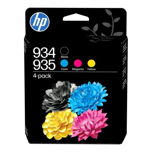 HP 934/935 (6ZC72AE-LS1) - Pack de 4 cartouches d'encre Noir/Cyan/Magenta/Jaune
