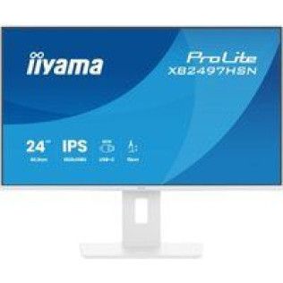 Iiyama 24" FHD/100Hz/IPS/USB-C Dock/RJ45/Pivot/HP/Blanc