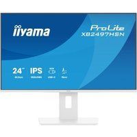 Iiyama 24" FHD/100Hz/IPS/USB-C Dock/RJ45/Pivot/HP/Blanc