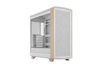 Fractal Design gaming Summit Chalk TG Clear Tint moyen tour blanc