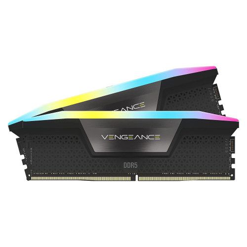 Corsair Vengeance RGB DDR5 - 128 Go (2x64Go) Noir - 6000 MHz - CL40