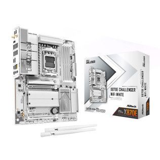 ASRock X870E Challenger WiFi Blanc