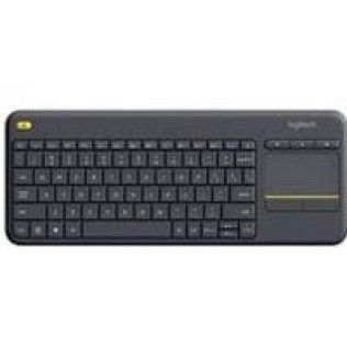 Logitech K400 Plus - Membrane/Sans-Fil/Noir