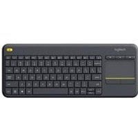 Logitech K400 Plus - Membrane/Sans-Fil/Noir