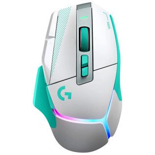 Logitech G G502X Plus Blanc/Menthe
