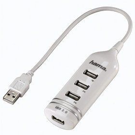 Hama 39788 Hub USB2.0 4 ports (Blanc)