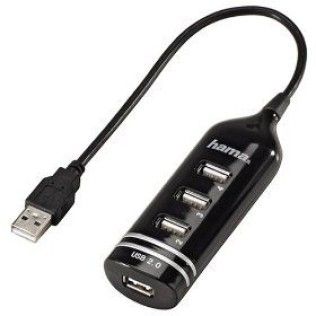 Hama 39776 Hub USB2.0 4 ports (Black)